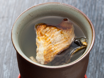 体が芯から温まるひれ酒 ～ 板場便り ～