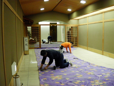 休館日は全館あげての館内メンテナンス！