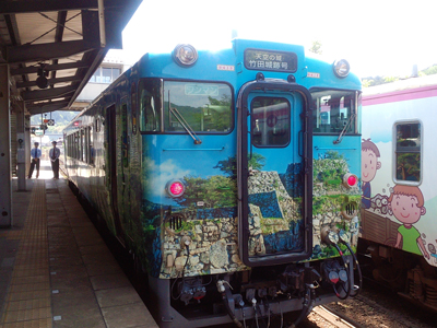 夏の竹田城へ行こう！（２）　～観光列車「天空の城 竹田城跡号」～