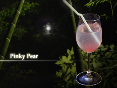 女性にもおすすめ♪欽山オリジナルカクテル「Pinky Pear」