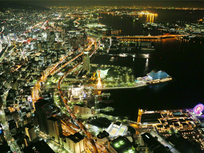 一生に一度の贅沢★ヘリコプターに乗って眺める神戸の夜景★