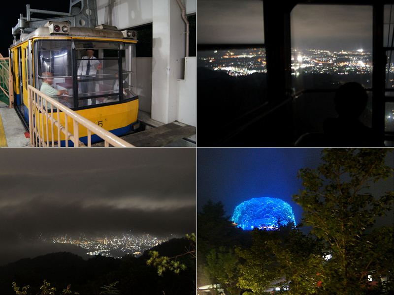 夏休みの夜は六甲有馬ロープウェーで六甲山へ！